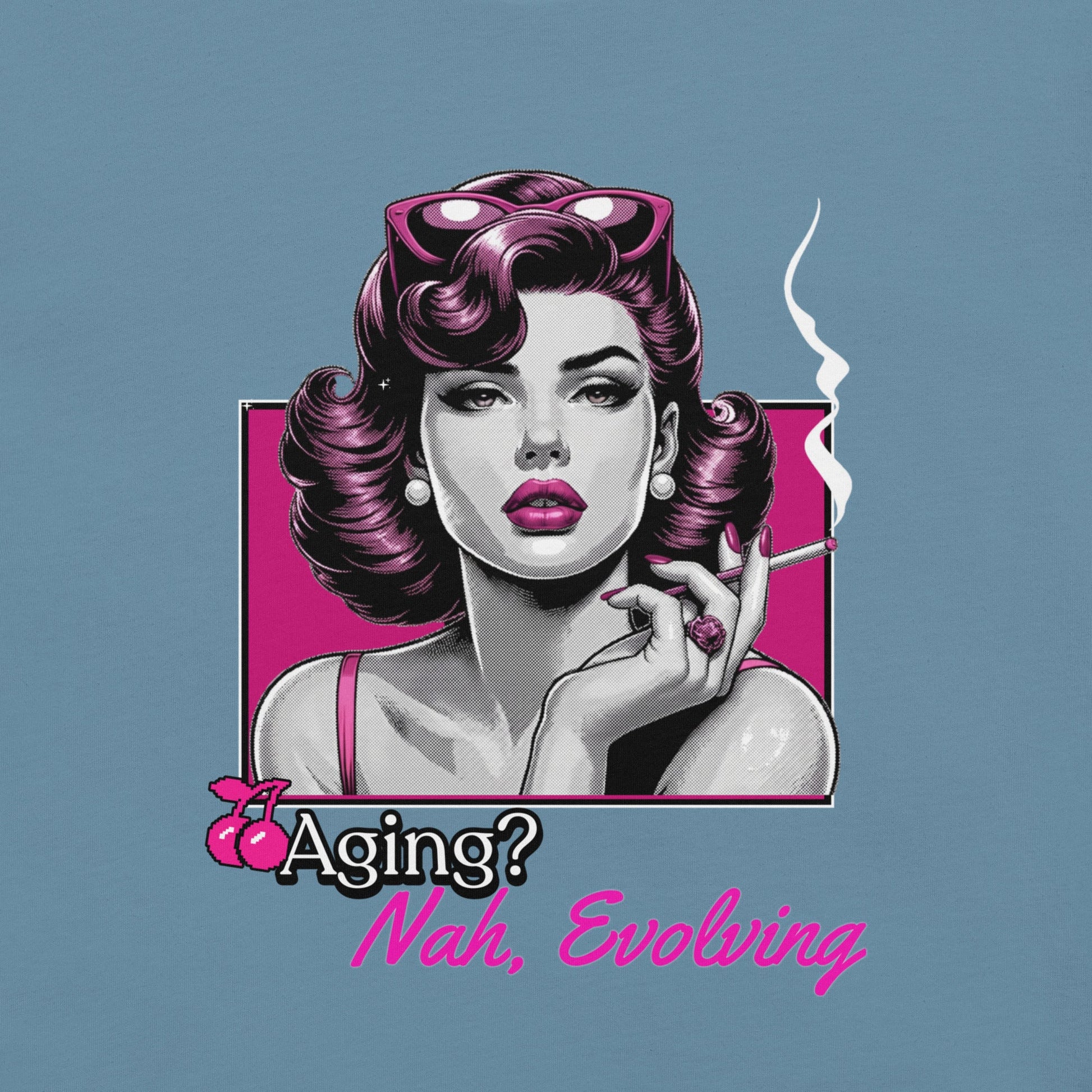 Meno-up Store T-SHIRT Aging? Nah Evolving