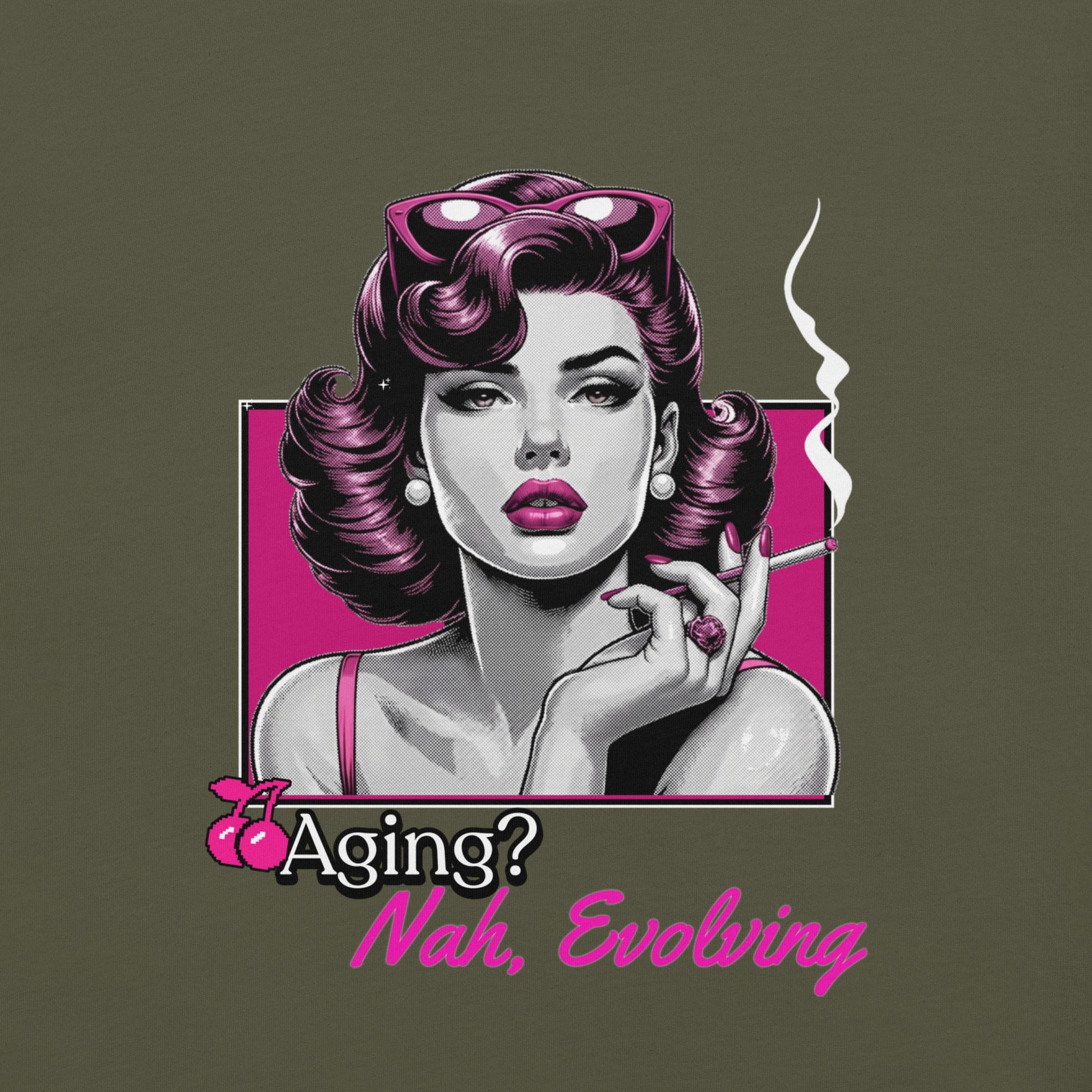 Meno-up Store T-SHIRT Aging? Nah Evolving