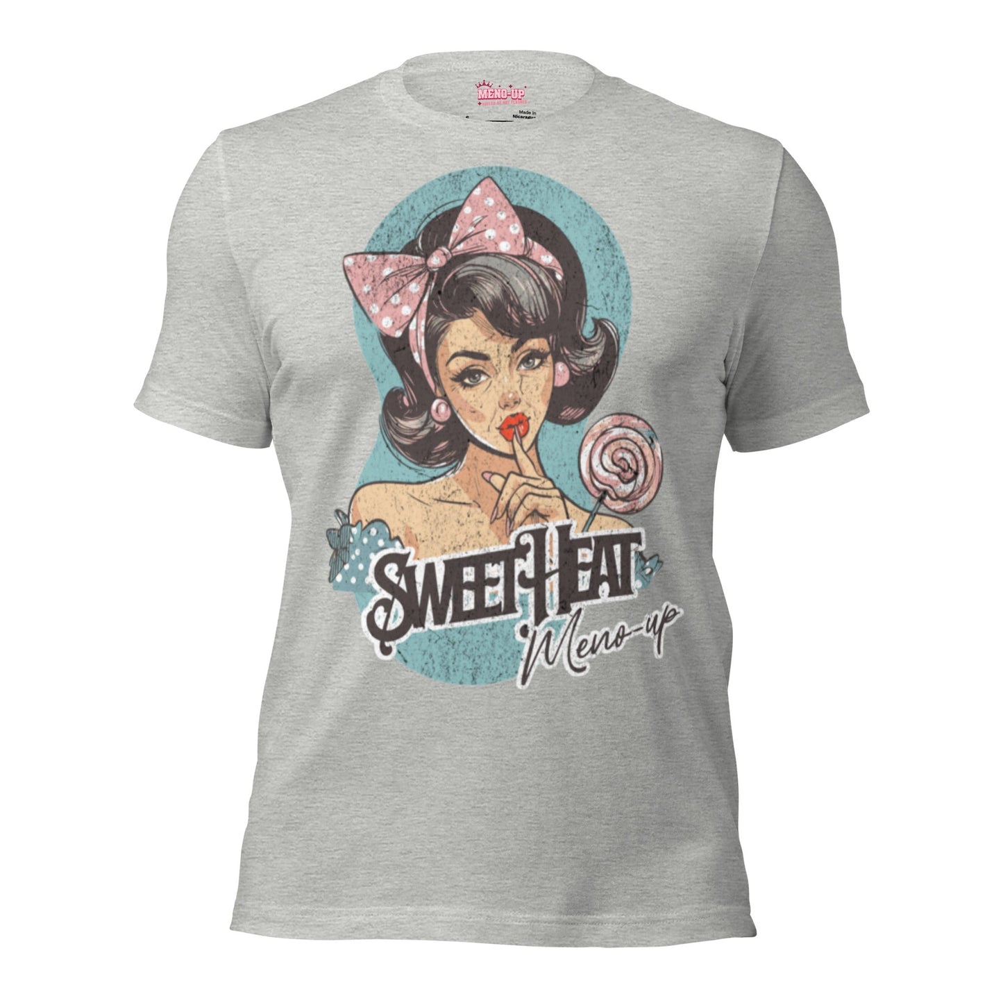 Meno-up Store T-SHIRT Athletic Heather / XS Sweet Heat T-shirt