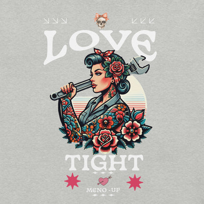 Meno-up Store T-SHIRT Athletic Heather / XS Valentine's Edition - Love tight - T-shirt