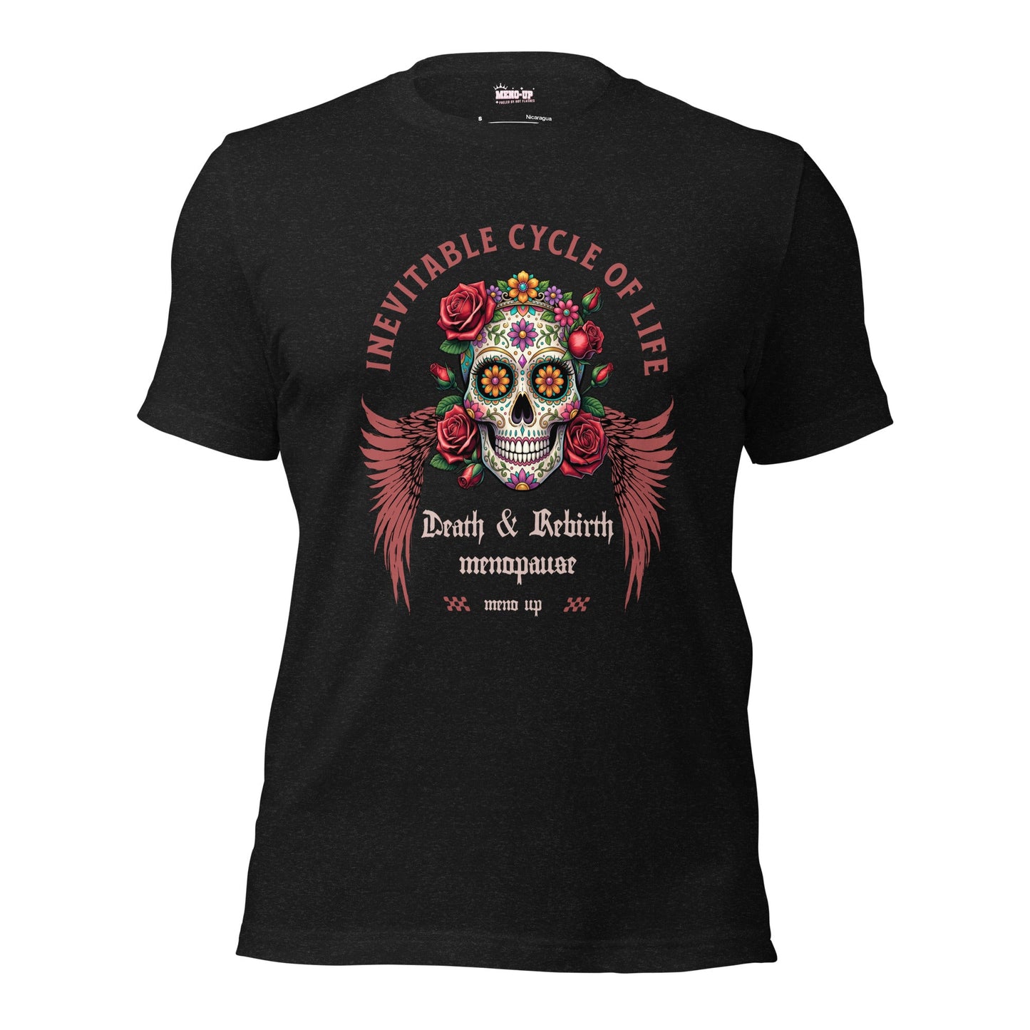 Meno-up Store T-SHIRT Black Heather / S Inevitable cycle of life T-shirt