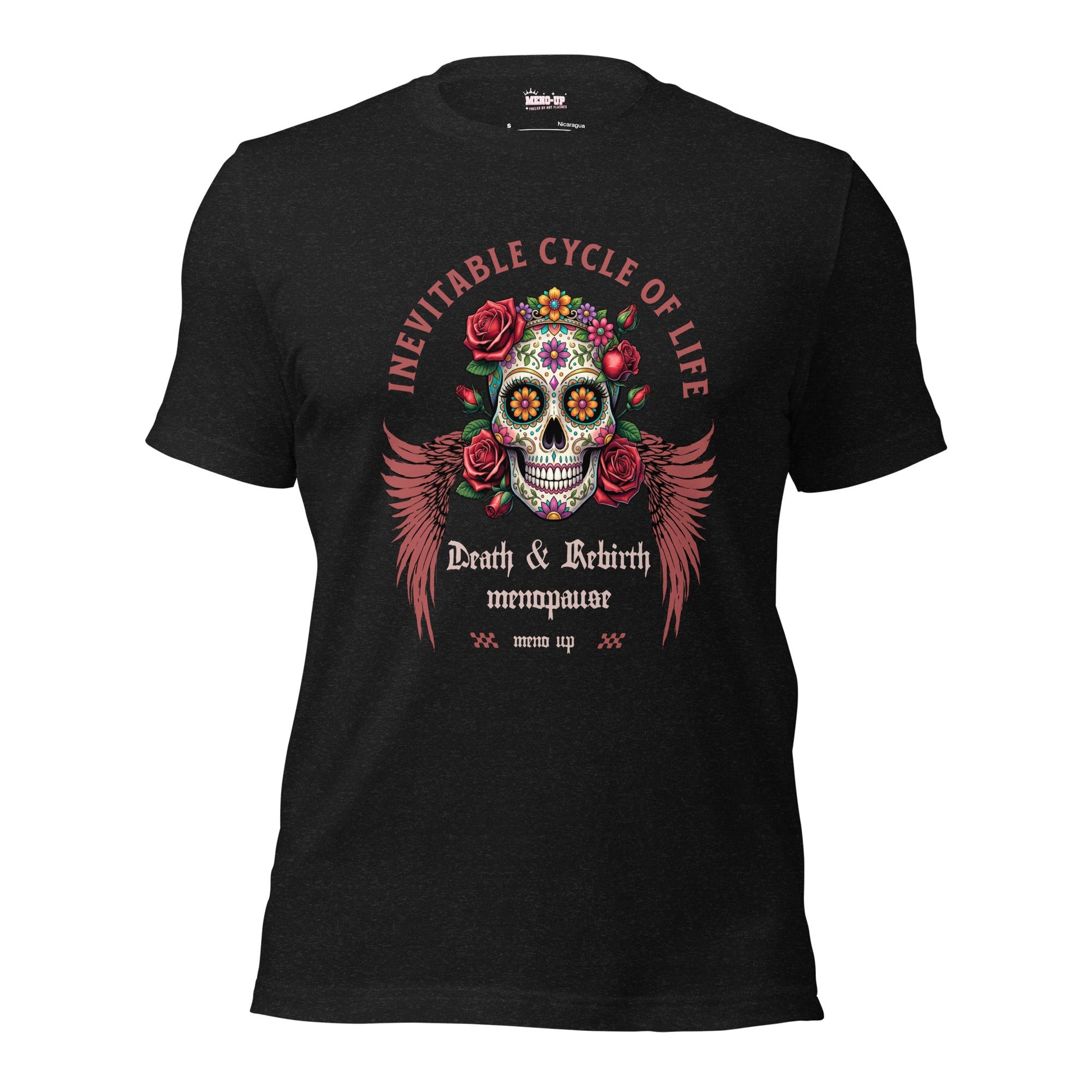 Meno-up Store T-SHIRT Black Heather / S Inevitable cycle of life T-shirt