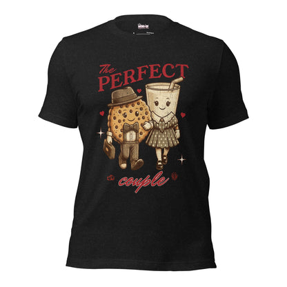 Meno-up Store T-SHIRT Black Heather / S Valentine's Edition - the Perfect Couple
