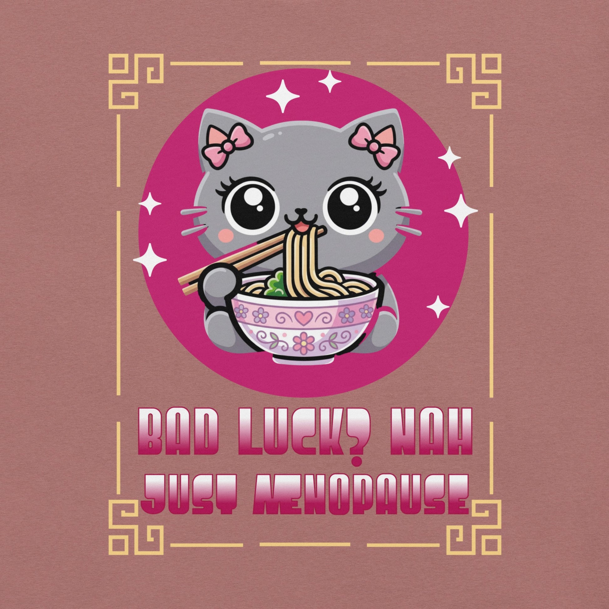 Meno-up Store T-SHIRT Cute kawai cat menopause - T-shirt