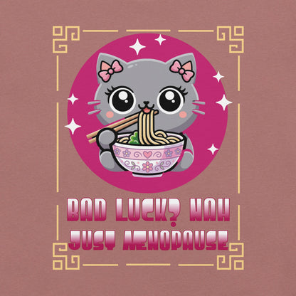 Meno-up Store T-SHIRT Cute kawai cat menopause - T-shirt