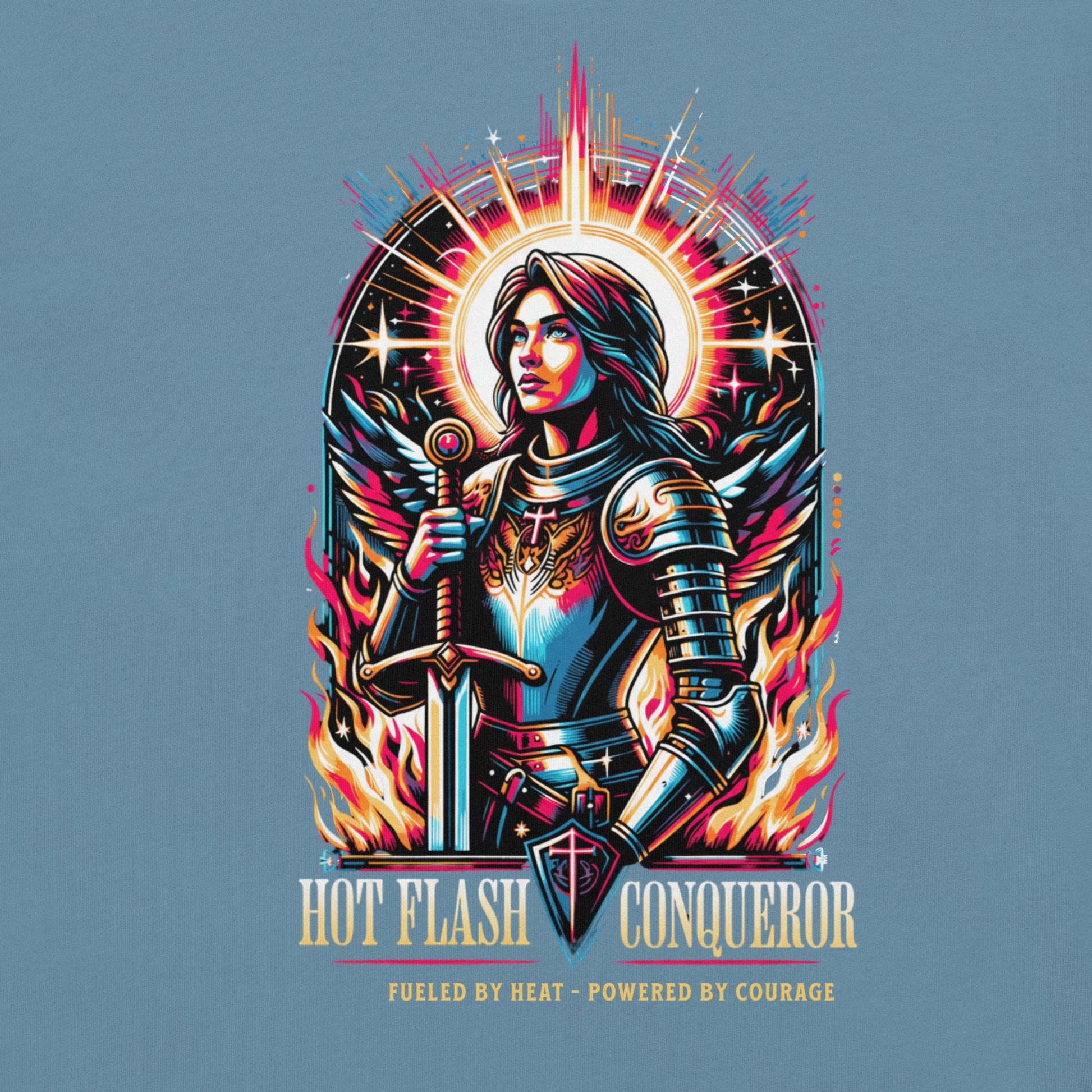 Meno-up Store T-SHIRT Hot Flash Conqueror T-shirt