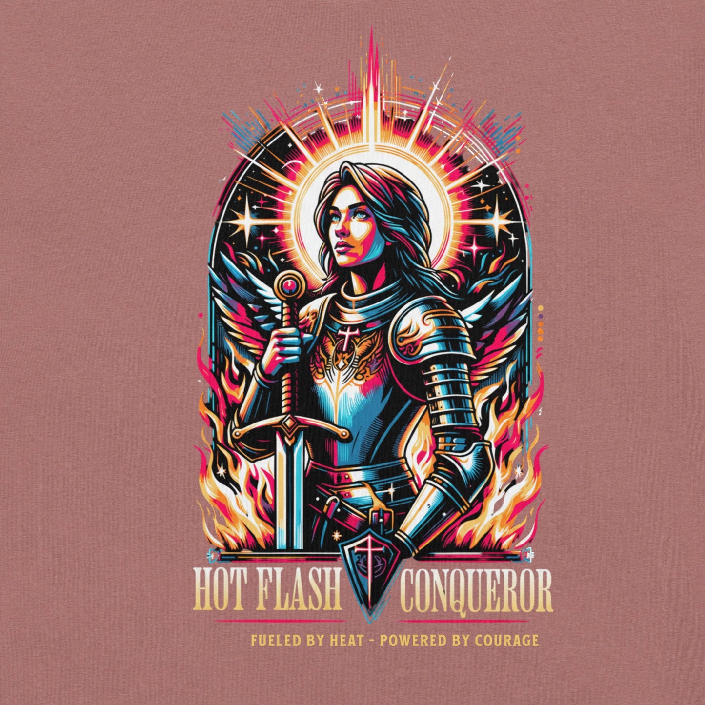 Meno-up Store T-SHIRT Hot Flash Conqueror T-shirt