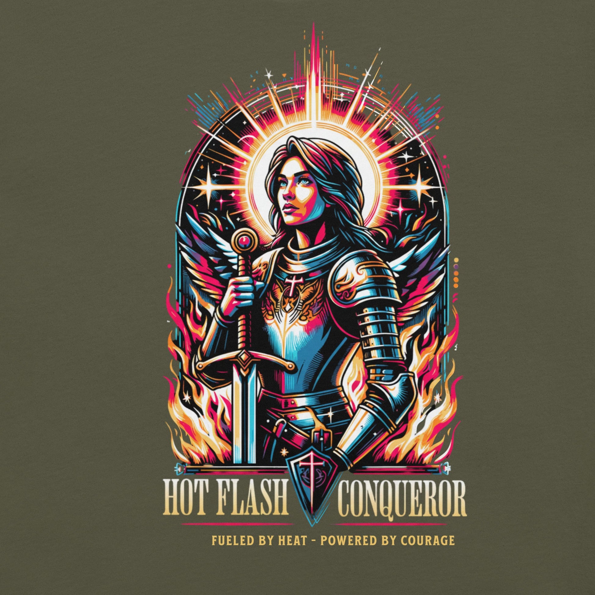 Meno-up Store T-SHIRT Hot Flash Conqueror T-shirt
