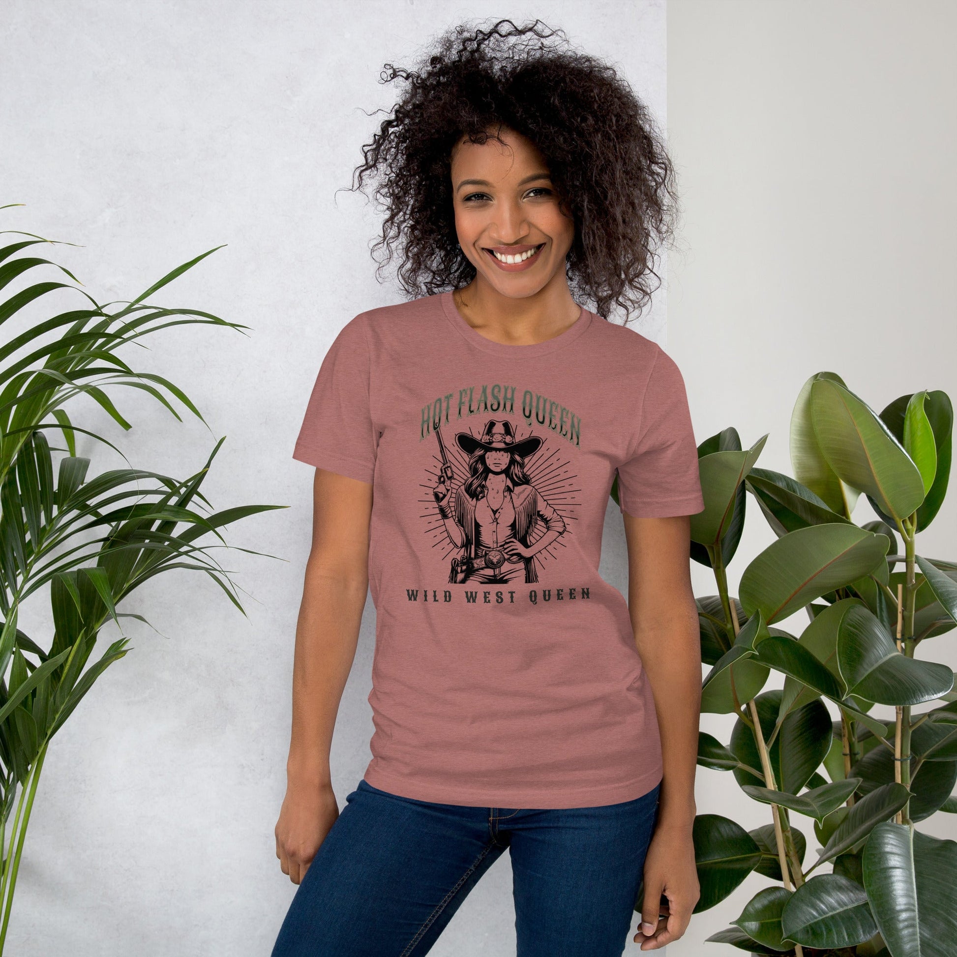 Meno-up Store T-SHIRT Hot flash queen Wild west - T-shirt