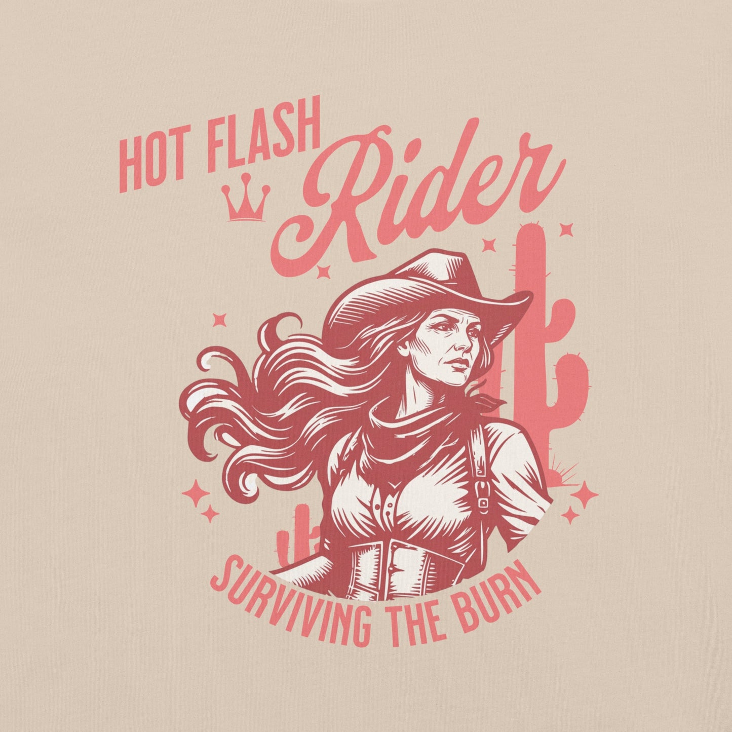 Meno-up Store T-SHIRT Hot Flash Rider - T-shirt
