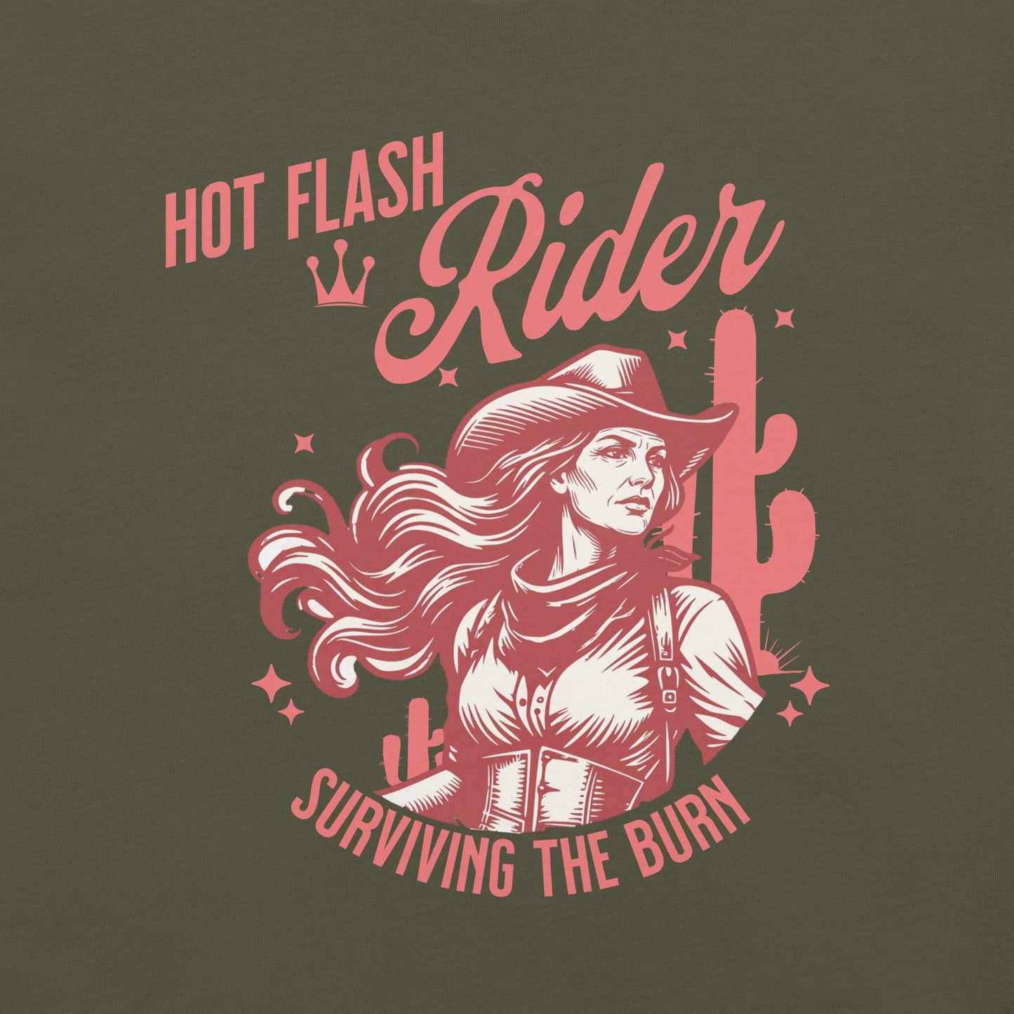 Meno-up Store T-SHIRT Hot Flash Rider - T-shirt