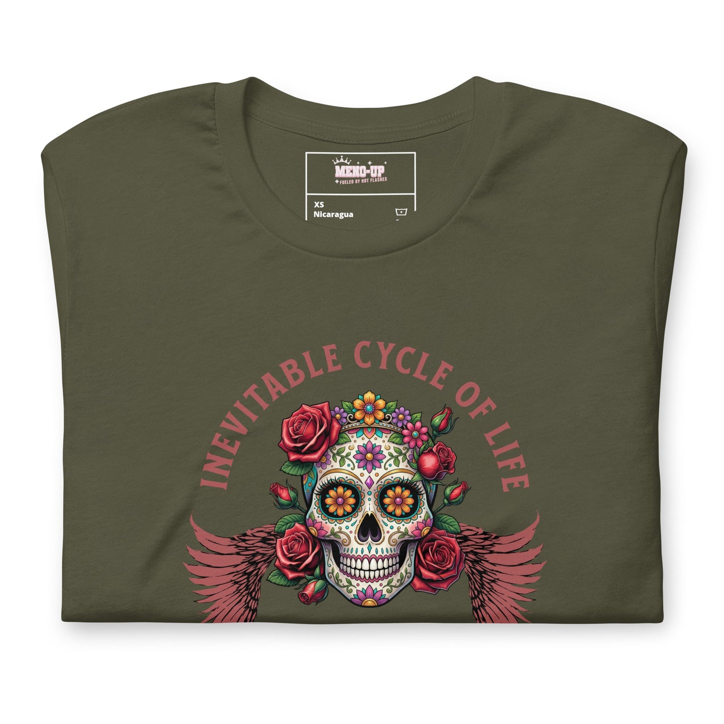 Meno-up Store T-SHIRT Inevitable cycle of life T-shirt