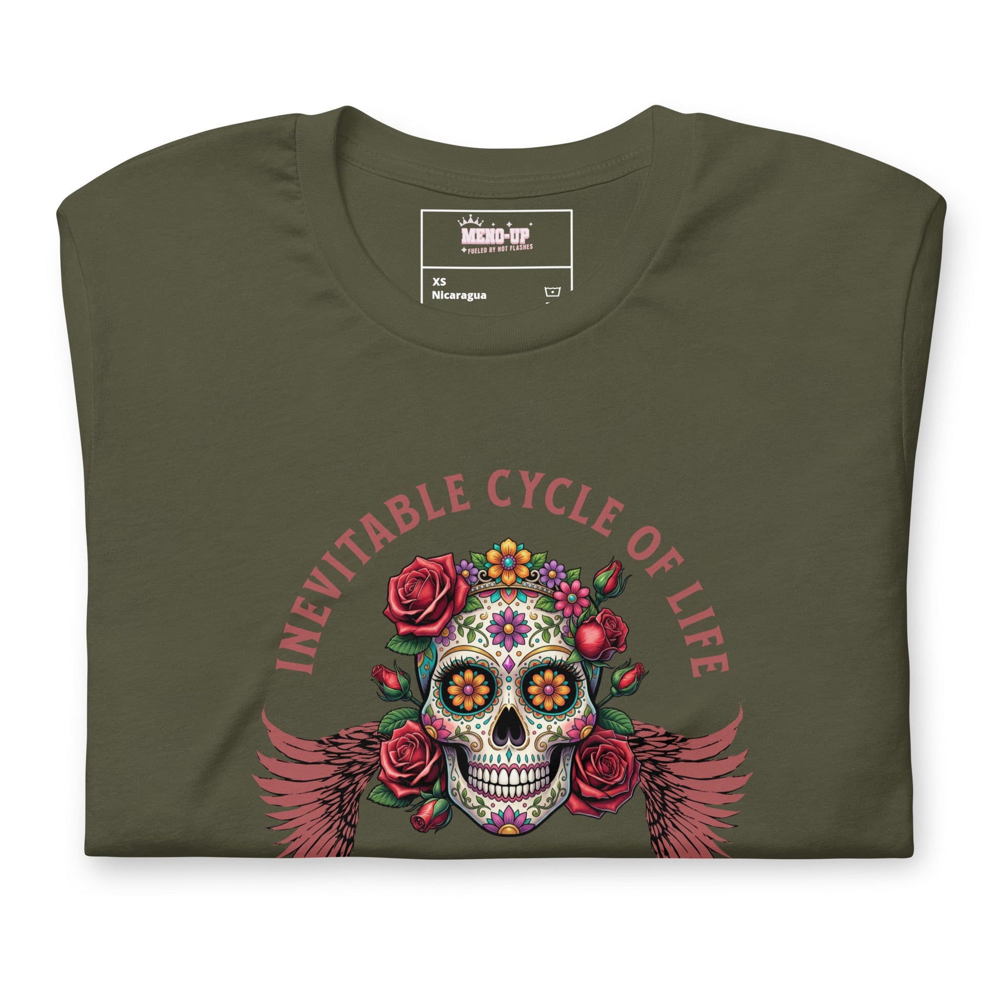 Meno-up Store T-SHIRT Inevitable cycle of life T-shirt