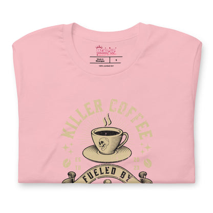 Meno-up Store T-SHIRT Killer coffe fueled by hot flashes - T-shirt