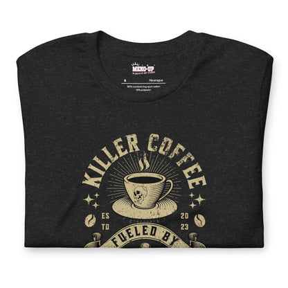 Meno-up Store T-SHIRT Killer coffe fueled by hot flashes - T-shirt