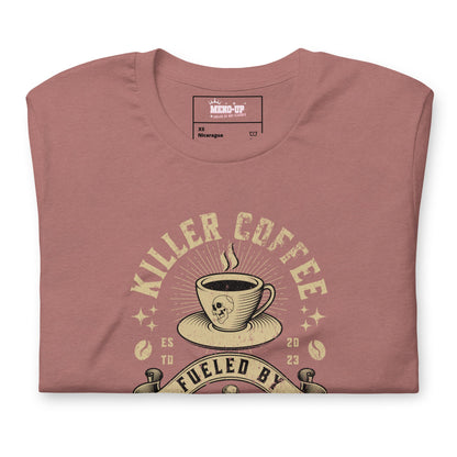 Meno-up Store T-SHIRT Killer coffe fueled by hot flashes - T-shirt