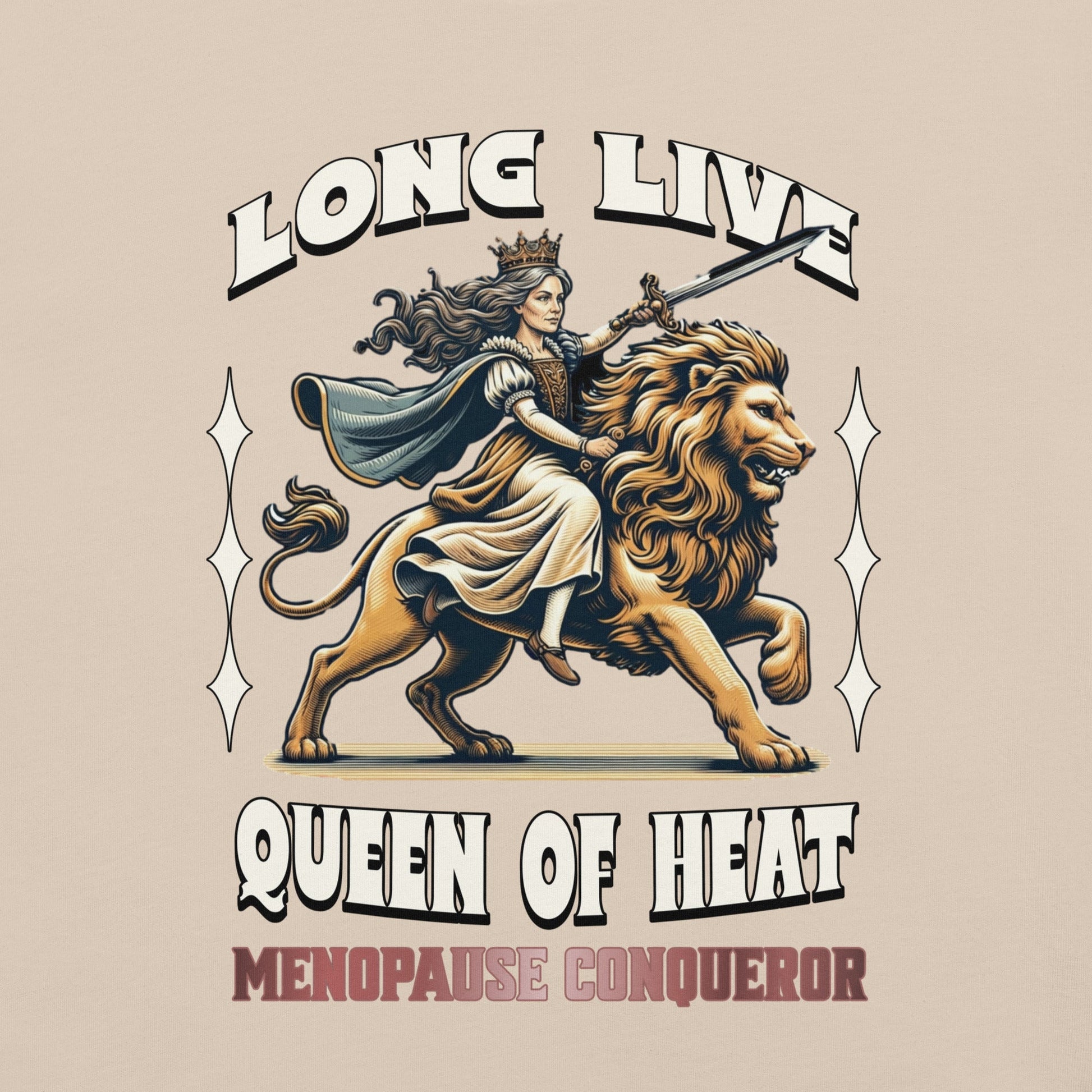 Meno-up Store T-SHIRT Long Live Queen of Heat - T-shirt