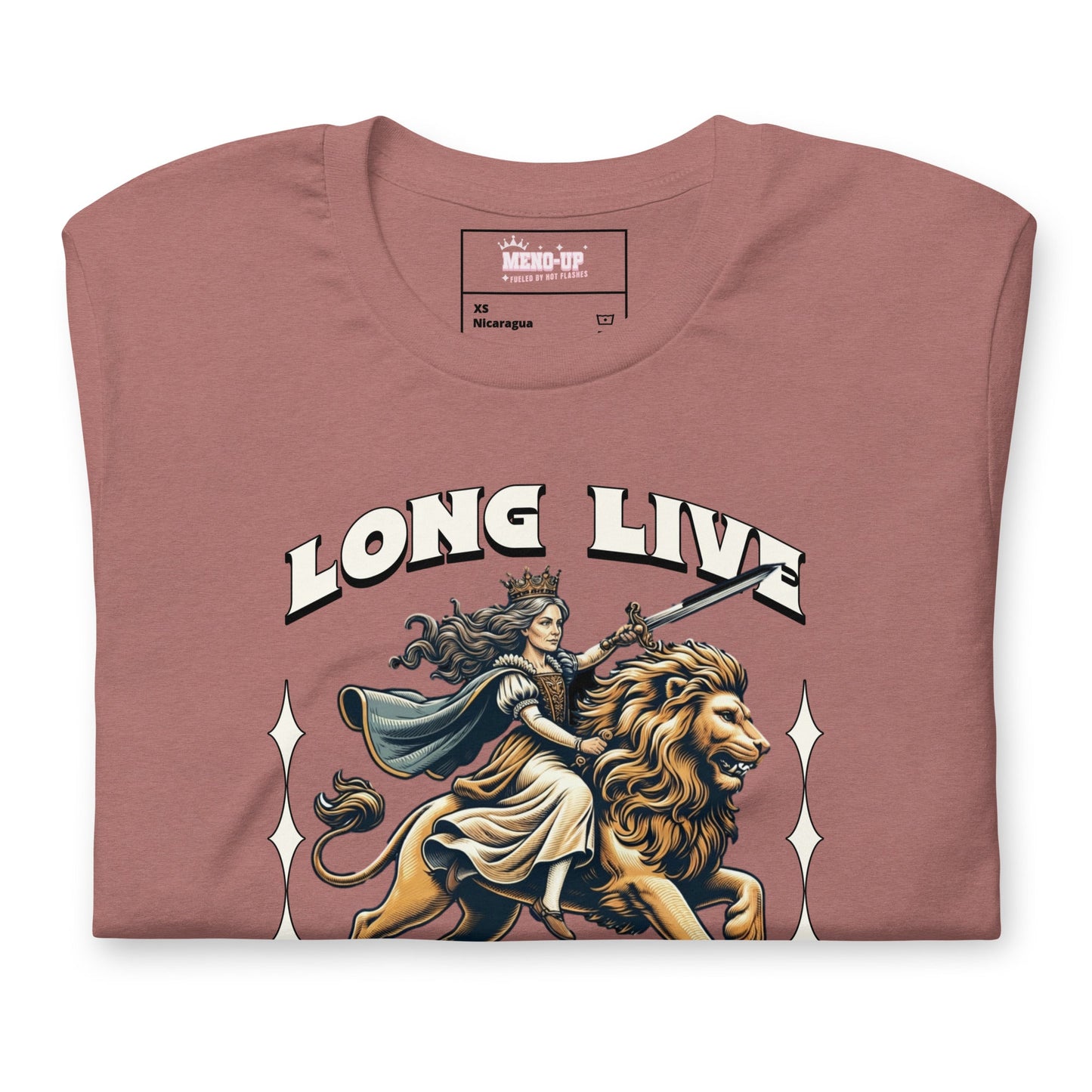 Meno-up Store T-SHIRT Long Live Queen of Heat - T-shirt