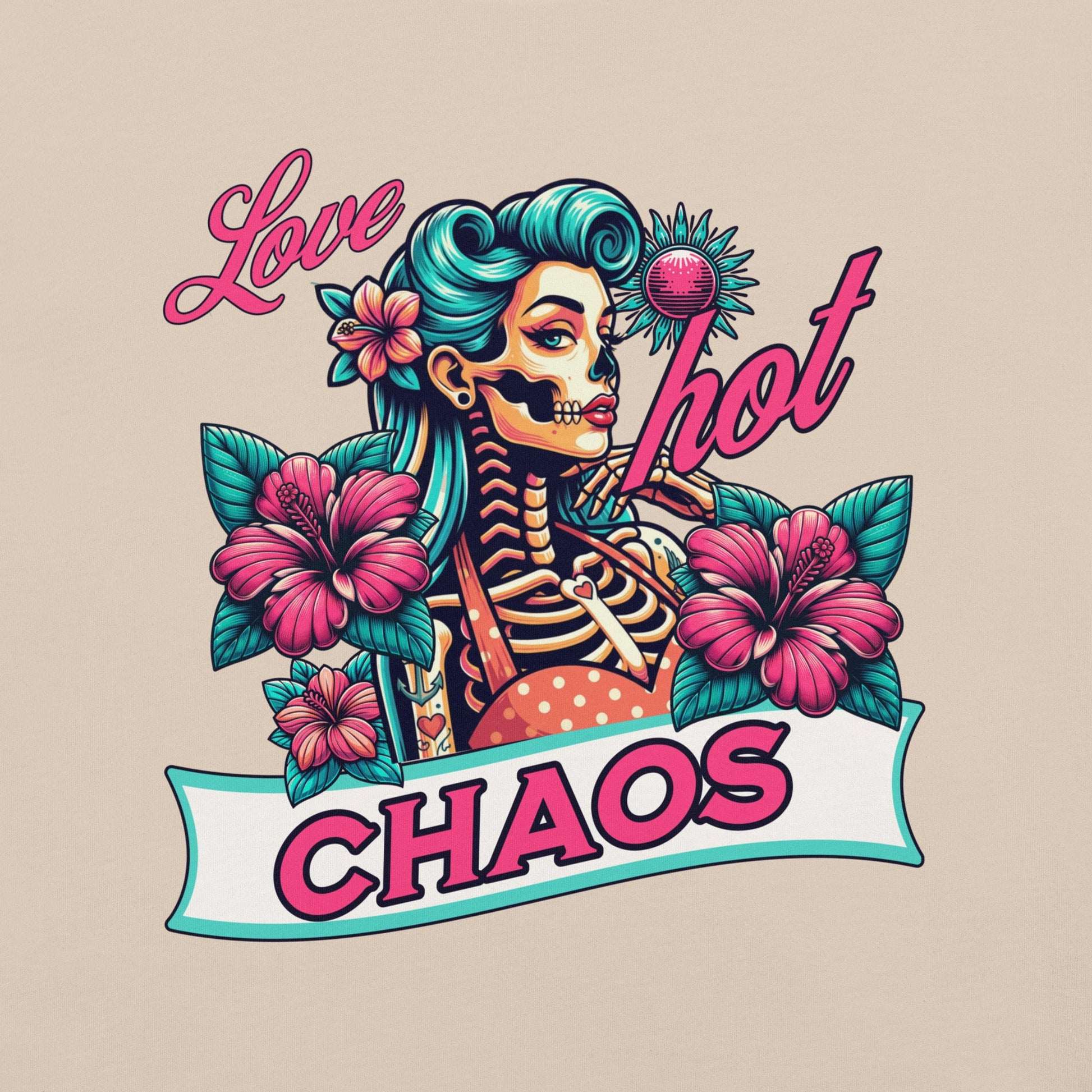 Meno-up Store T-SHIRT Love Hot chaos - T-shirt