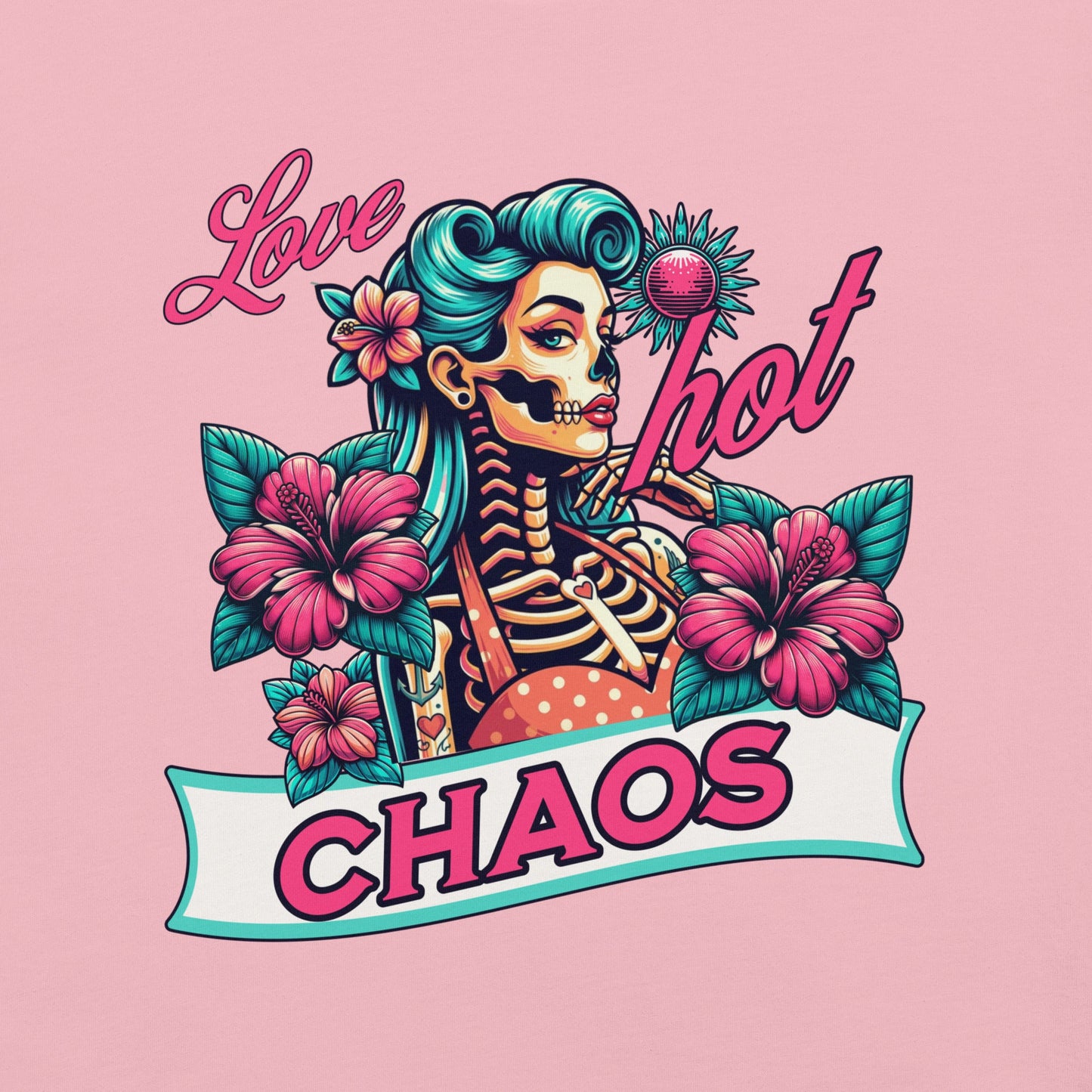 Meno-up Store T-SHIRT Love Hot chaos - T-shirt