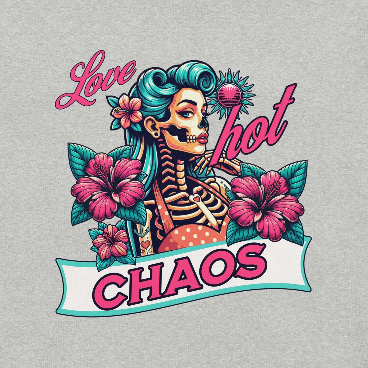 Meno-up Store T-SHIRT Love Hot chaos - T-shirt
