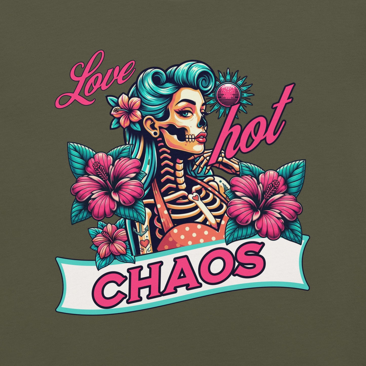 Meno-up Store T-SHIRT Love Hot chaos - T-shirt