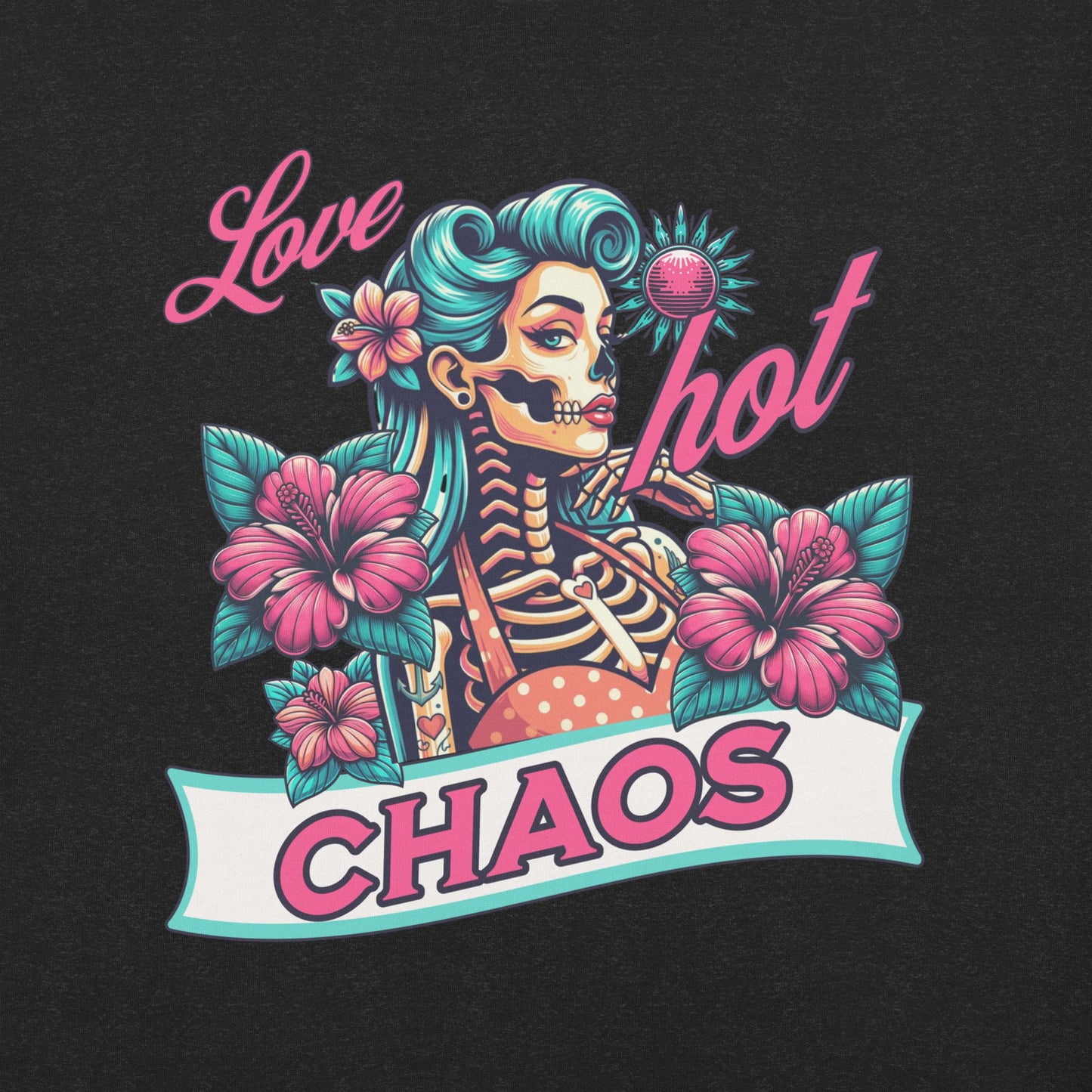 Meno-up Store T-SHIRT Love Hot chaos - T-shirt