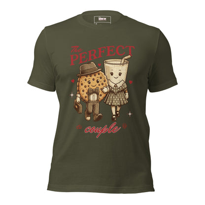 Meno-up Store T-SHIRT Military green / S Valentine's Edition - the Perfect Couple