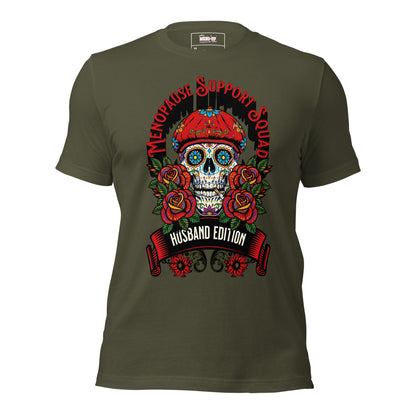 Meno-up Store T-SHIRT Military Green / XS Menopause Support Squad - T-shirt