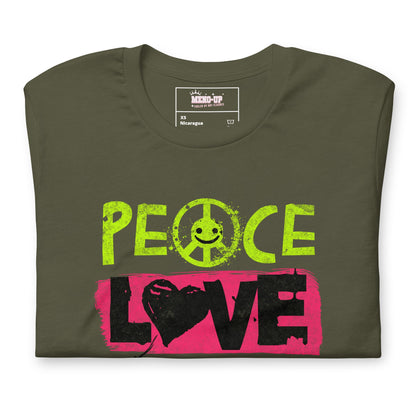 Meno-up Store T-SHIRT Peace Love Hot Flashes T-shirt