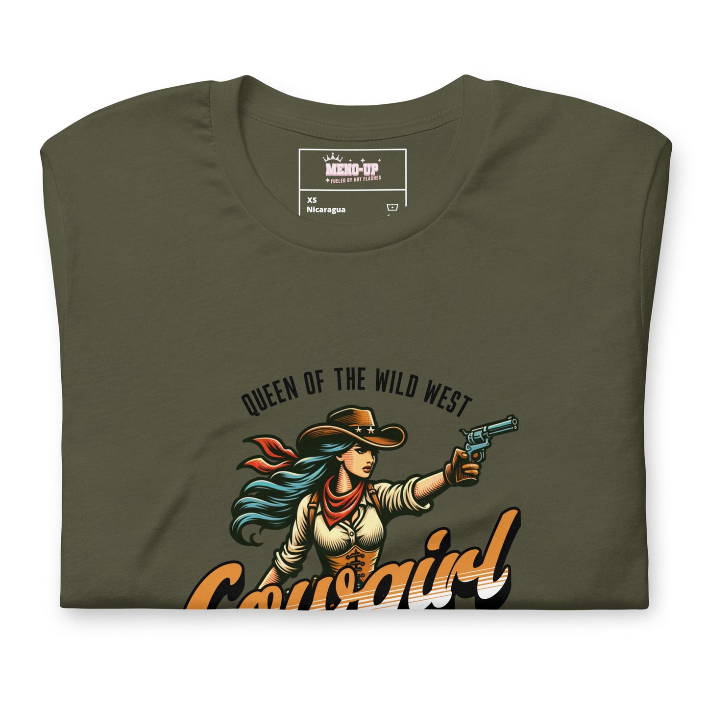 Meno-up Store T-SHIRT Roping menopause wid west - T-shirt