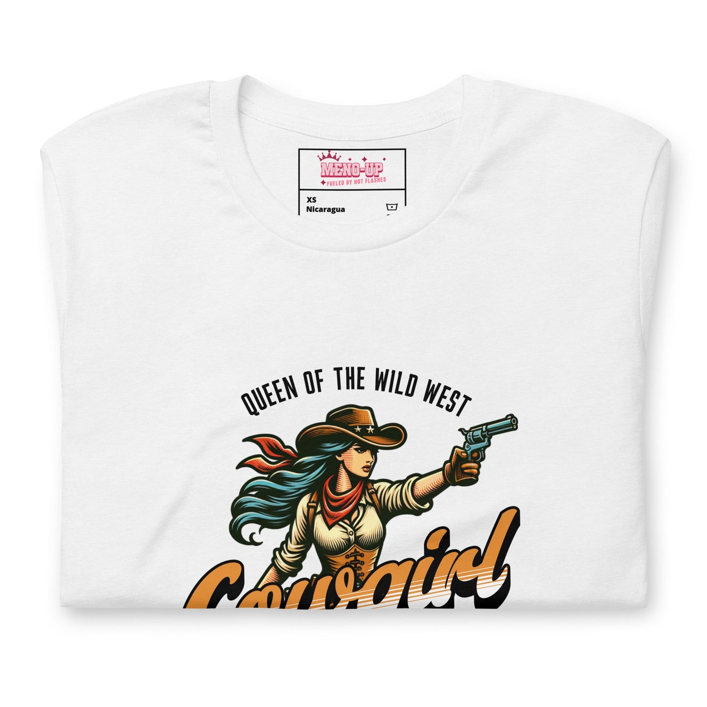 Meno-up Store T-SHIRT Roping menopause wid west - T-shirt