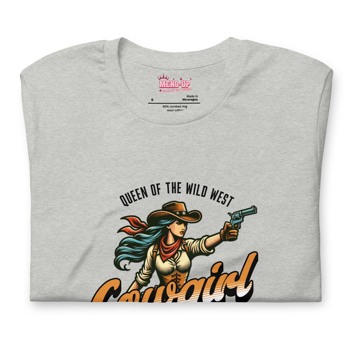 Meno-up Store T-SHIRT Roping menopause wid west - T-shirt
