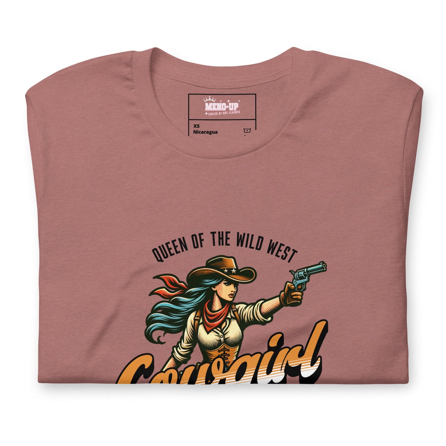 Meno-up Store T-SHIRT Roping menopause wid west - T-shirt