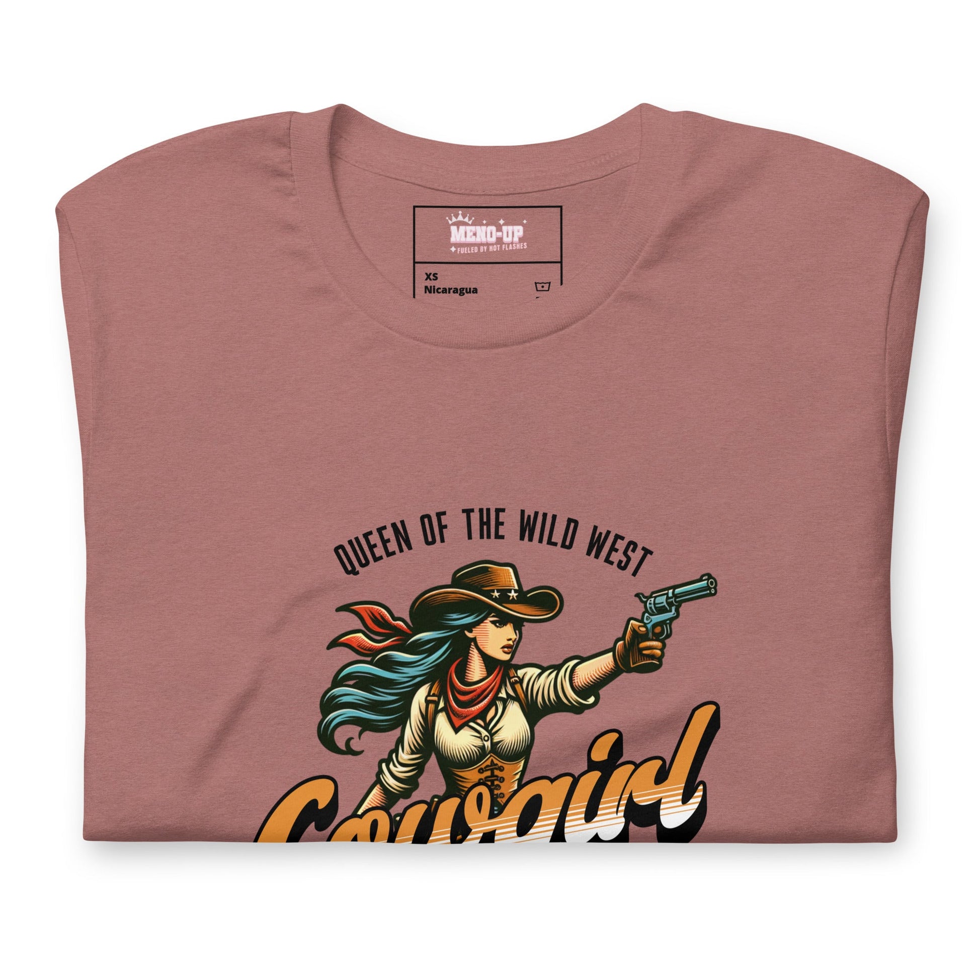 Meno-up Store T-SHIRT Roping menopause wid west - T-shirt