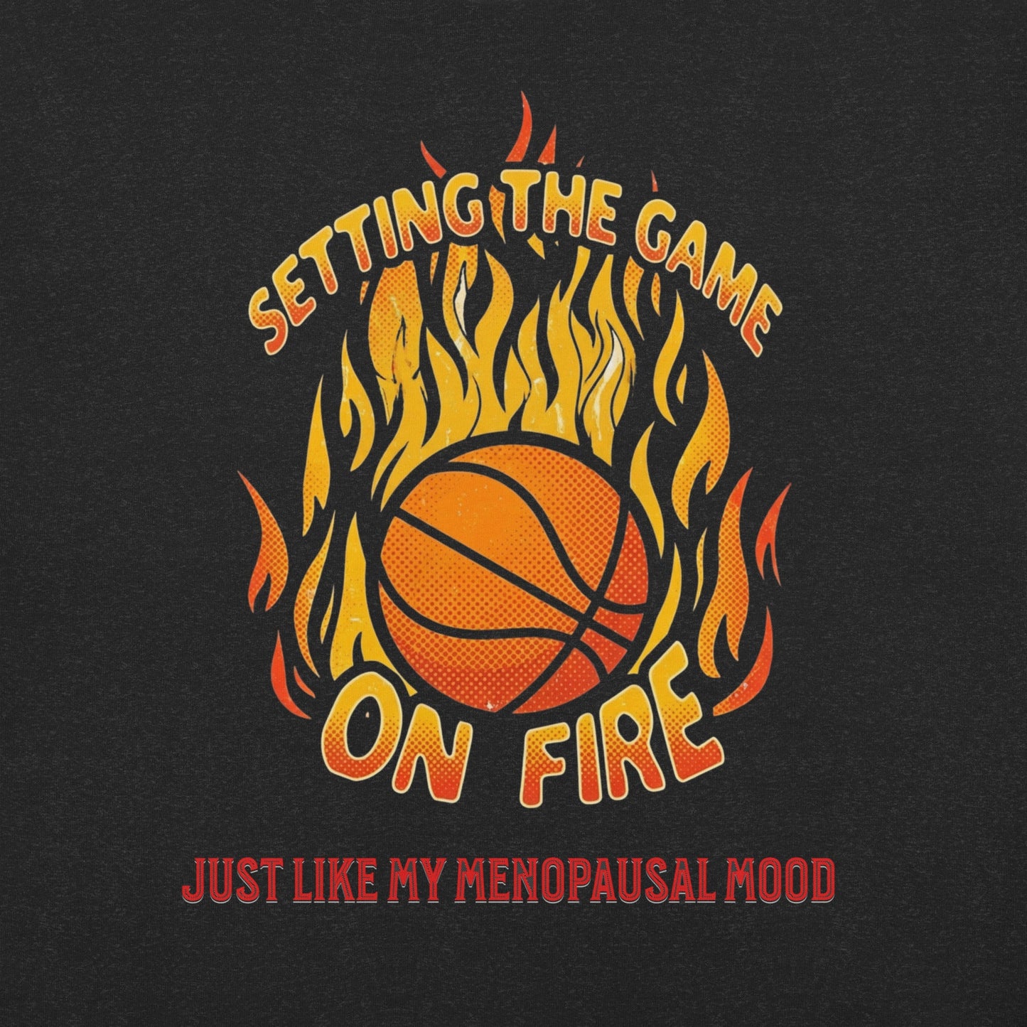Meno-up Store T-SHIRT Setting the game on fire - T-shirt
