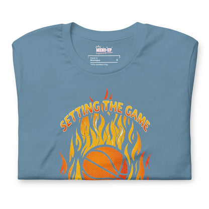 Meno-up Store T-SHIRT Setting the game on fire - T-shirt