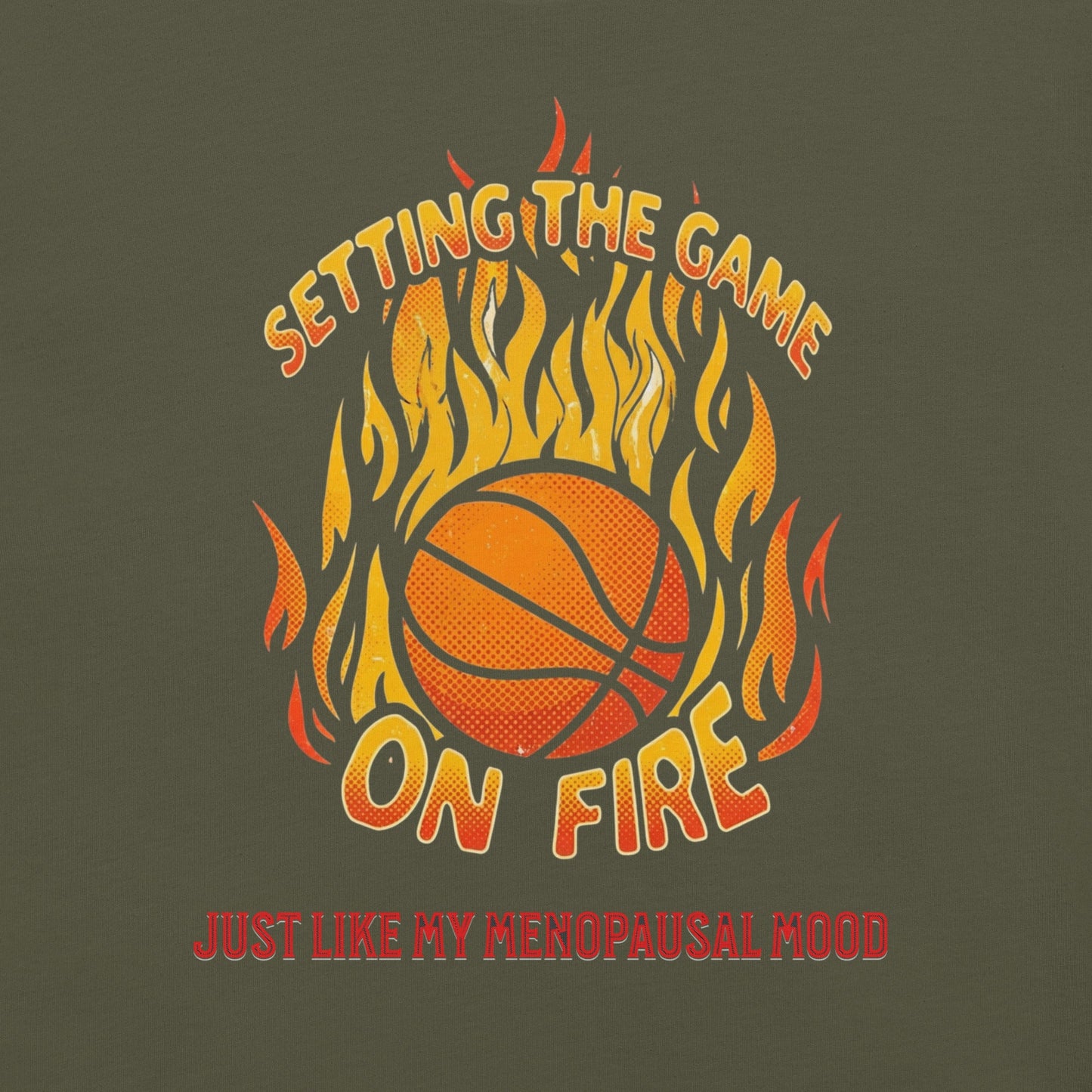 Meno-up Store T-SHIRT Setting the game on fire - T-shirt