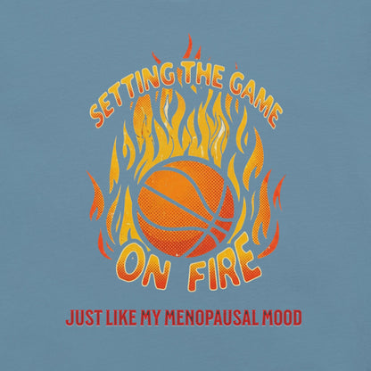 Meno-up Store T-SHIRT Setting the game on fire - T-shirt