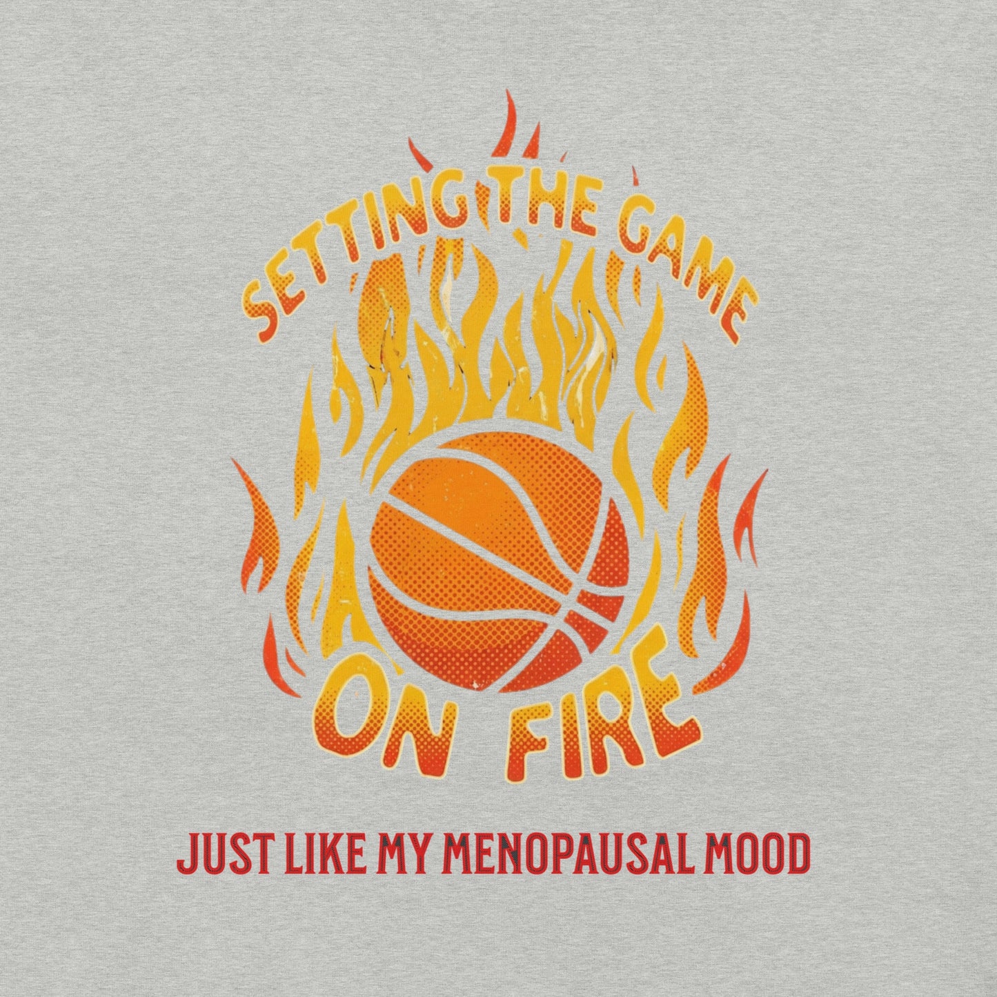 Meno-up Store T-SHIRT Setting the game on fire - T-shirt
