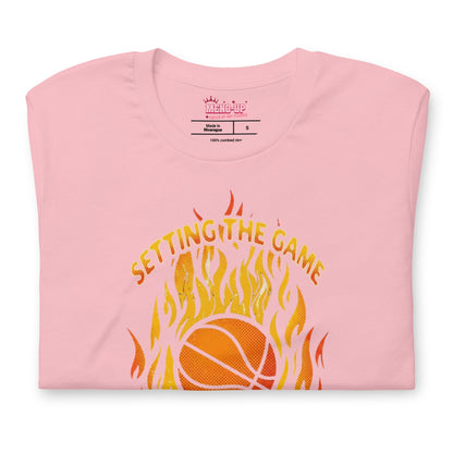 Meno-up Store T-SHIRT Setting the game on fire - T-shirt