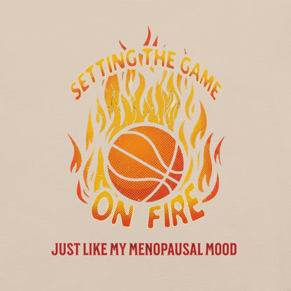 Meno-up Store T-SHIRT Setting the game on fire - T-shirt