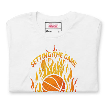 Meno-up Store T-SHIRT Setting the game on fire - T-shirt