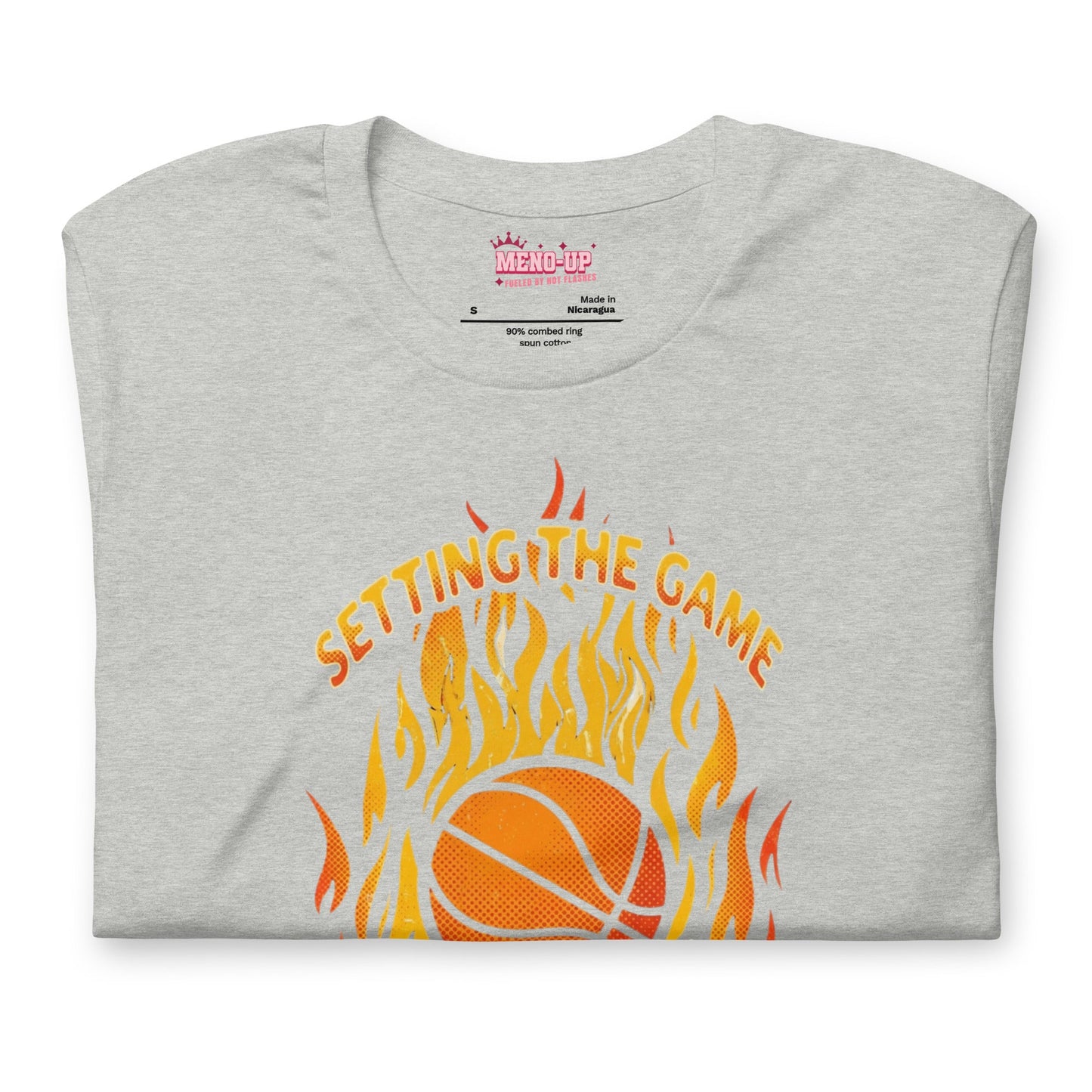 Meno-up Store T-SHIRT Setting the game on fire - T-shirt