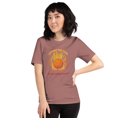 Meno-up Store T-SHIRT Setting the game on fire - T-shirt