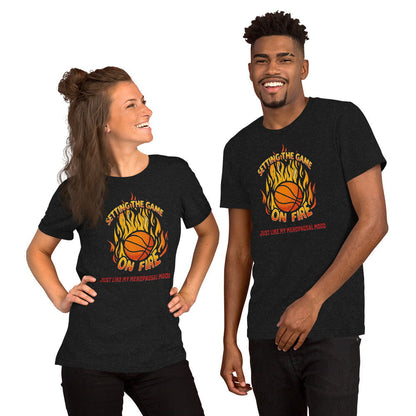 Meno-up Store T-SHIRT Setting the game on fire - T-shirt