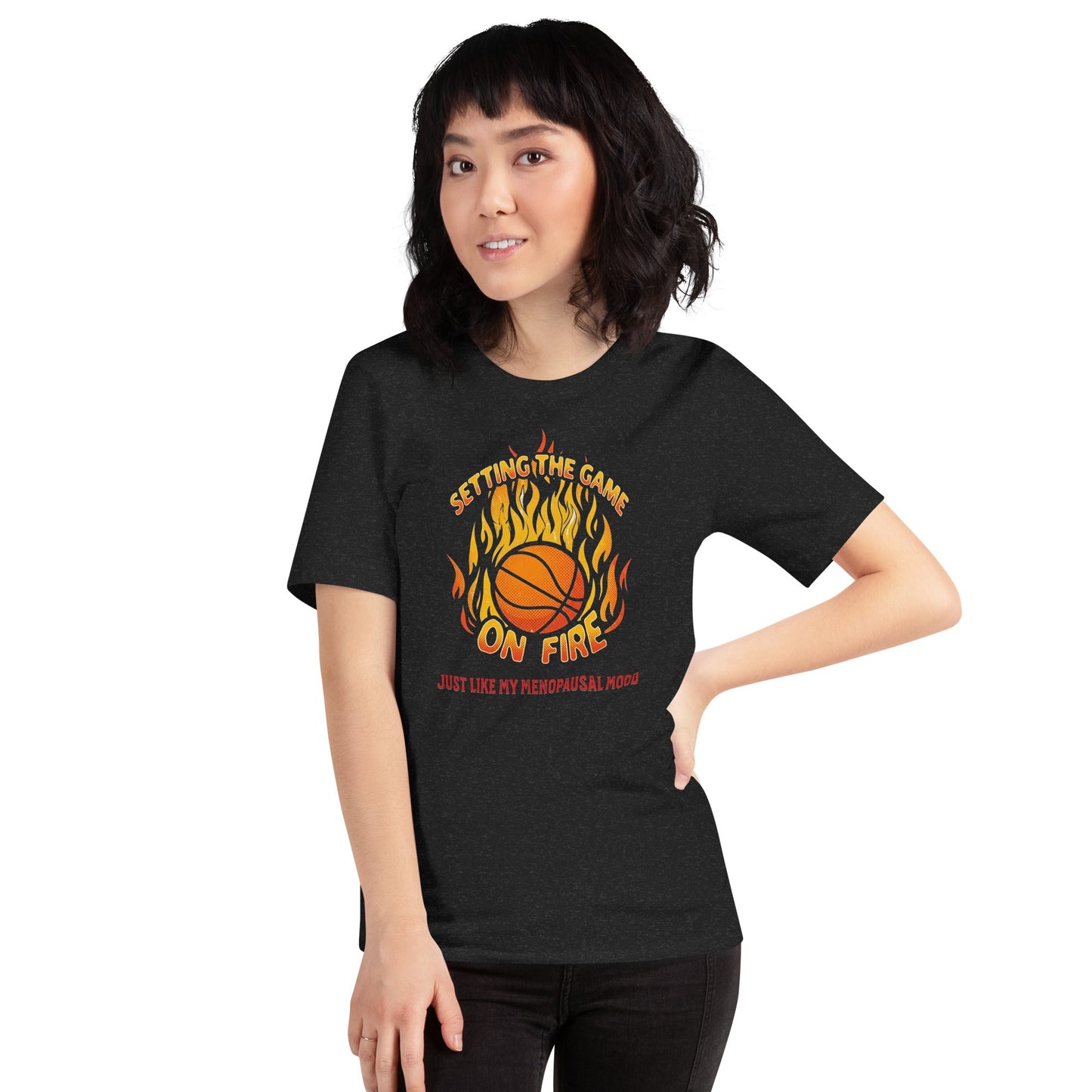 Meno-up Store T-SHIRT Setting the game on fire - T-shirt