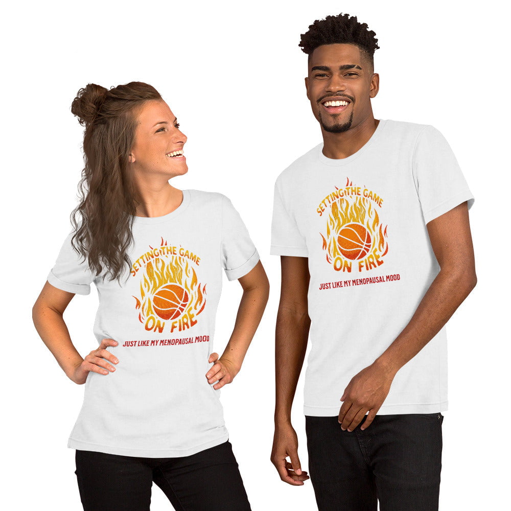 Meno-up Store T-SHIRT Setting the game on fire - T-shirt