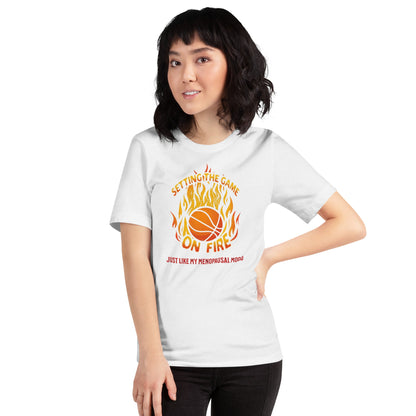 Meno-up Store T-SHIRT Setting the game on fire - T-shirt