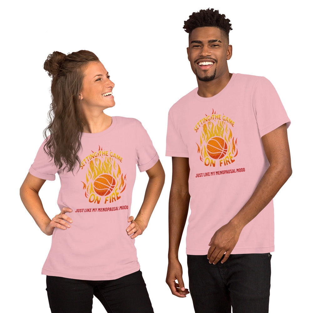 Meno-up Store T-SHIRT Setting the game on fire - T-shirt